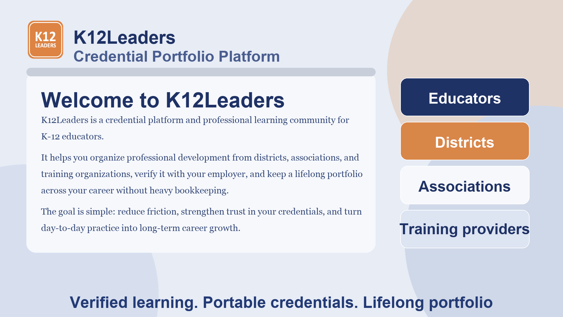 K12Leaders walkthrough preview